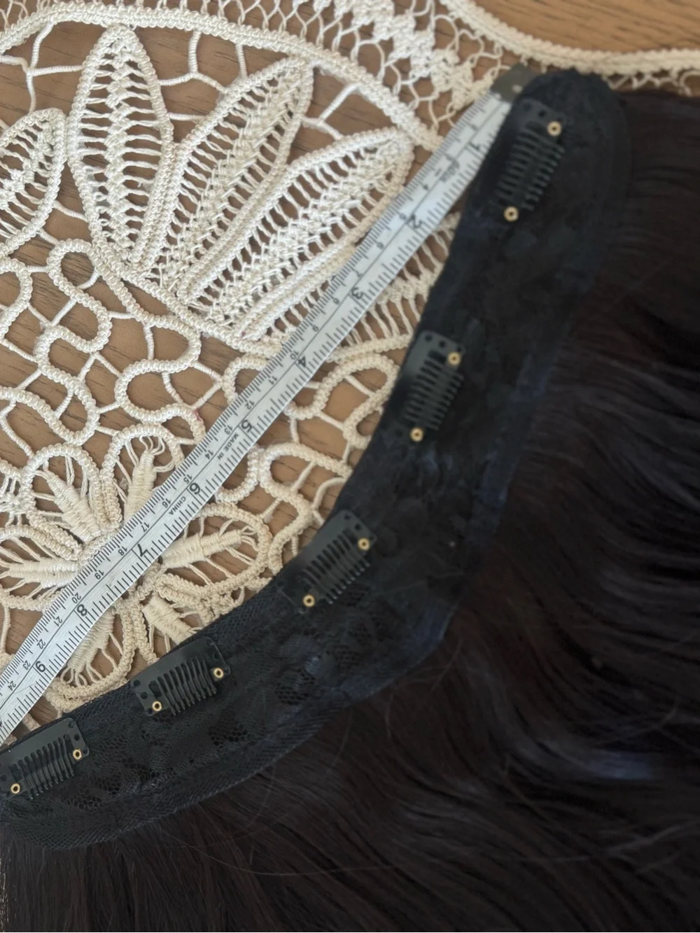 22 “ Dark Brown V Shape Clip-In Hair Extension | Long Wavy Volumizer